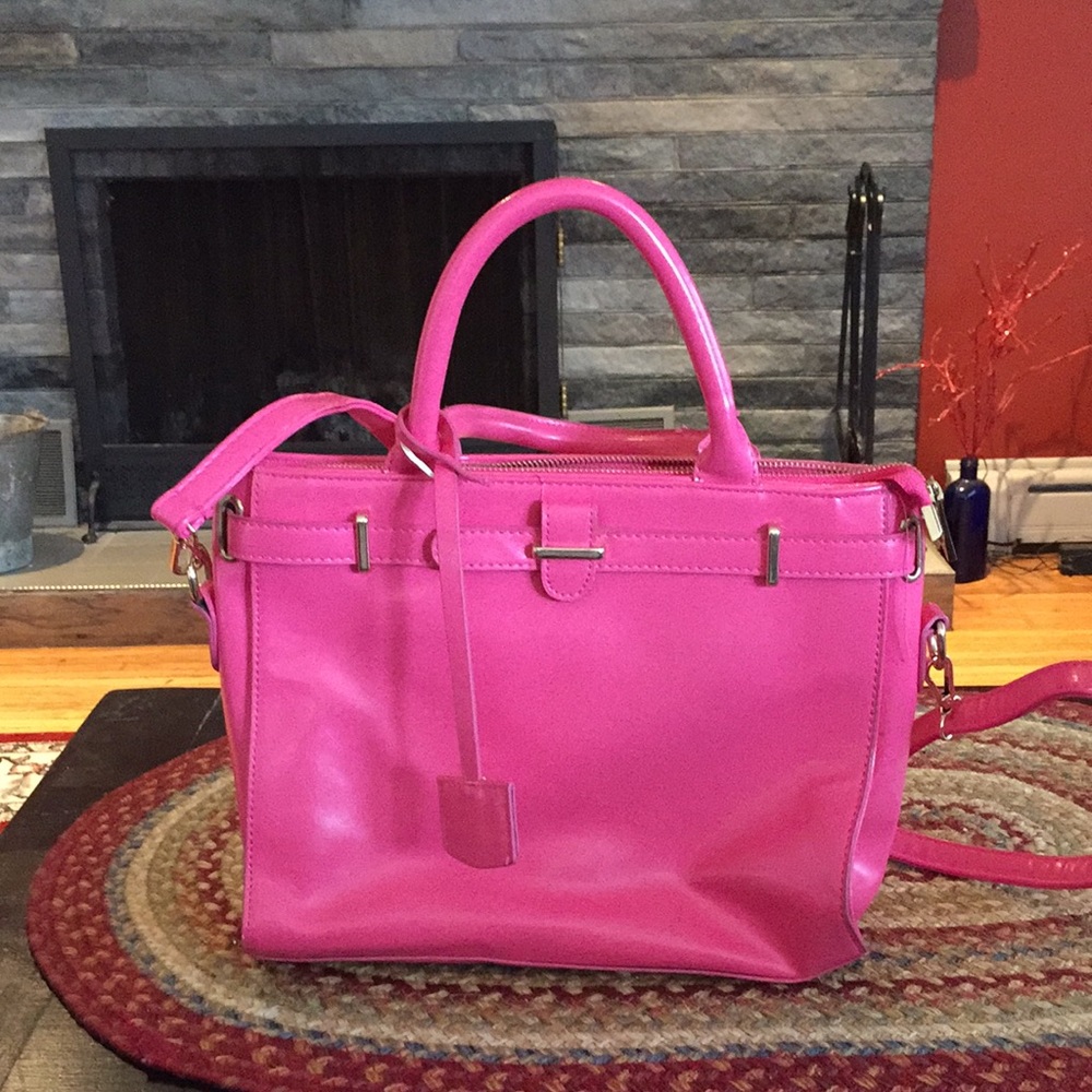Hot pink purse